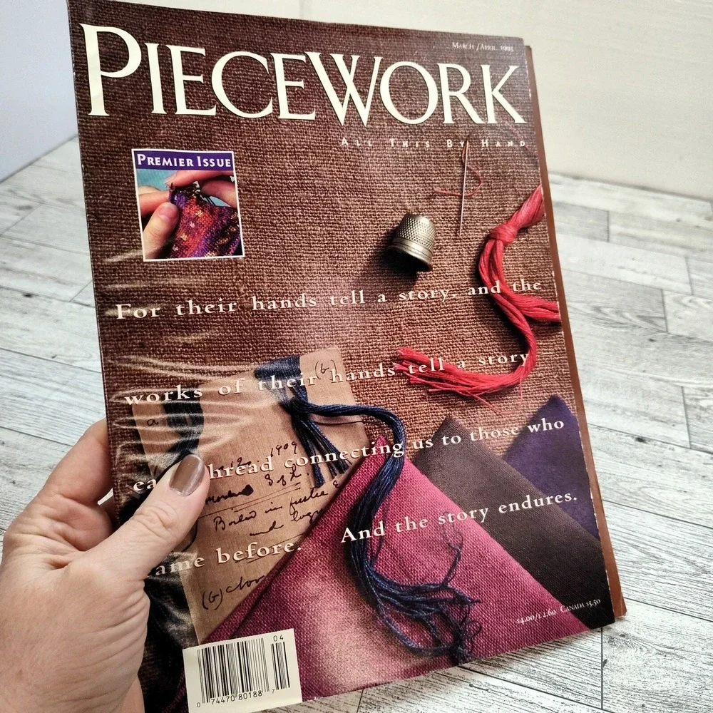 Piecework Magazine March April 1993 Hand Sewing Craft‎ Patterns Back Issue